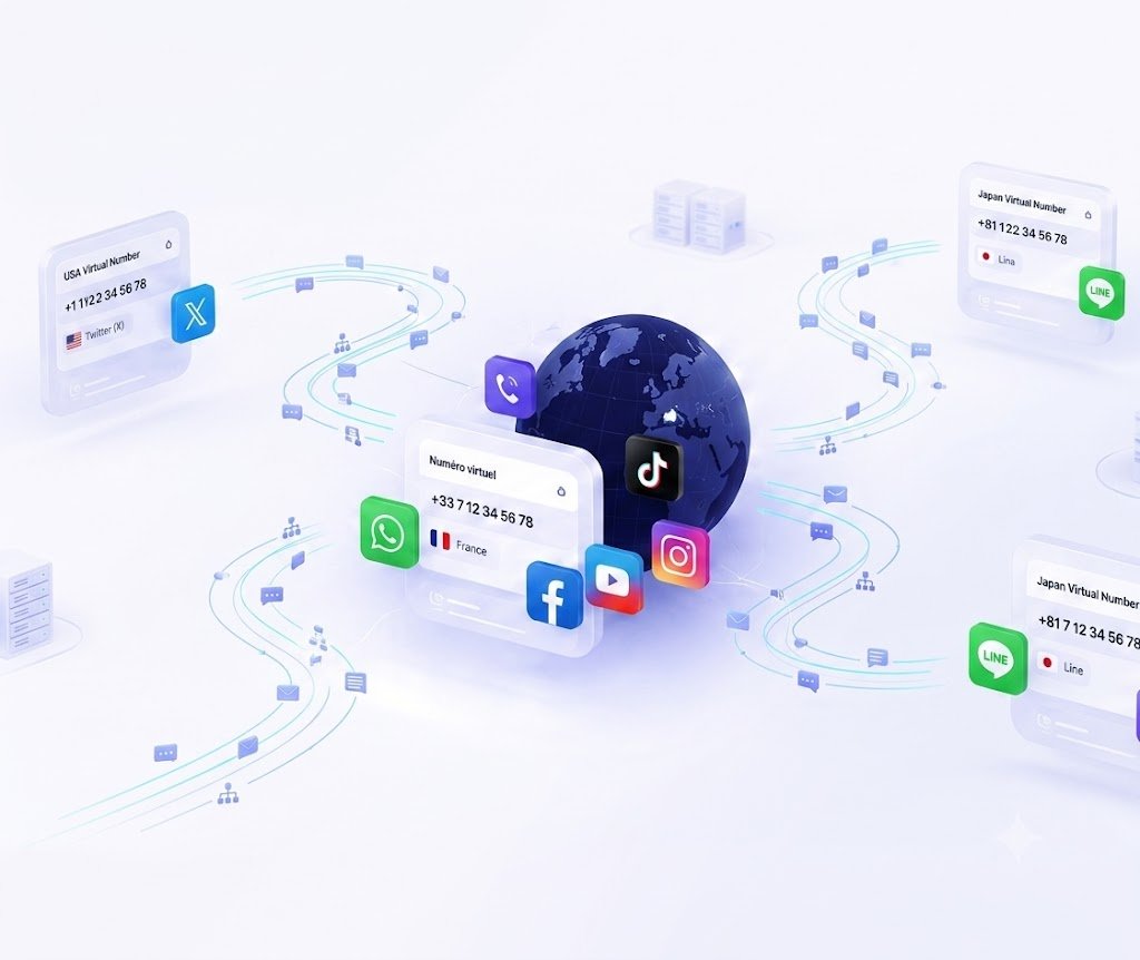 Numéros virtuels et logos réseaux